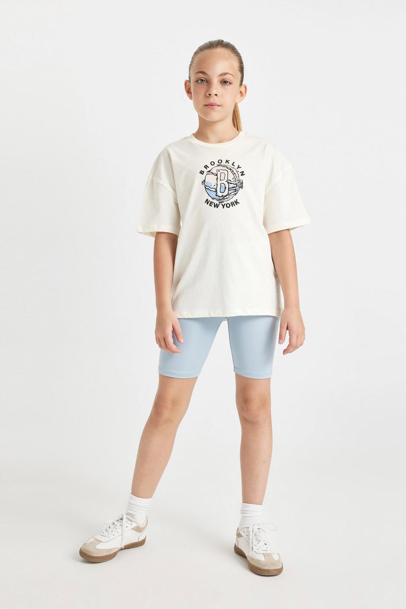 ديفاكتو بنطلون ليجن بناتي بايكر مضلع - Image 3